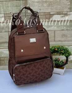 RANSEL WANITA CHIBAO IMPORT BORDIR MUAT LAPTOP 14 INCH 2IN1