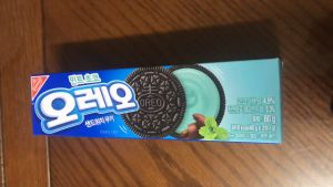 โอรีโอ้มิ้นท์ช็อคโกแลต ขนมเกาหลี OERO MINT CHOCO 80g