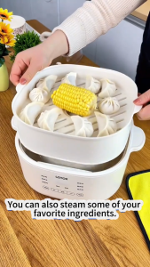 7L 5-pot ceramic electric stew pot fully automatic water-proof electric stew pot for 4~6 peoplePeriuk rebus elektrik炖锅燉盅