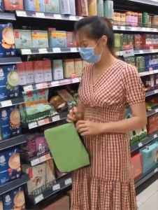 รถเข็นช้อปปิ้ง กระเป๋ารถเข็นพับ รถเข็นอเนกประสงค์ 2 ล้อ ผ้าหนา กระเป๋าลากมีล้อจ่ายตลาด กระเป๋า Shopping