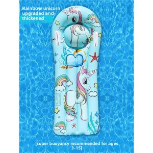 MONLEYTA | Large Surfboard Childrens Flotation Ring With Handle Swimming Equipment Water Slide Board Arm Flotation Summer Outdoor Toys