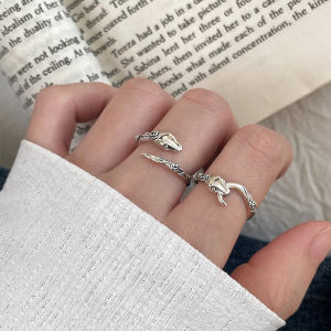 🔥Vintage Silver Snake Ring Advanced Sense Couple Ring Personalized Design Ring LovelylifeFu👍
