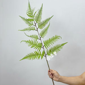 Đồ Trang Trí Nhà Bằng Nhựa Golden Monkey Fern Lớn Giả Mạo Cây Xanh Cỏ Cây Nhánh Cây Bàn Trang Trí Nhà