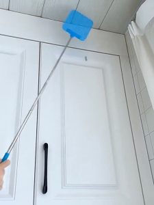 BabyShop-C1359 Raket Lalat Teleskopik Plastik Batang Besi Bisa Panjang Pemukul Serangga Anti Slip