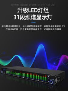 Professional 31-Band Digital Sound Balancer with Frequency Display for Stage KTV Performances Home Use Bar Noise Reduction Audio Equipment