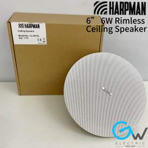 6" 6W Harpman CLS610L Rimless Ceiling Speaker For Public Address