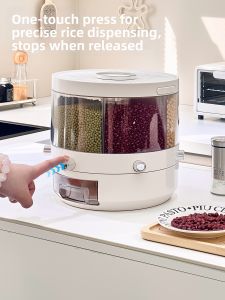 Moisture-Proof Anti-Moth Rotatable Sealed Rice Storage Box