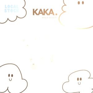 【Ready Stock】KAKAnails Handmade Nude Pearl Diamond Artificial Fake Nails Press-on DIY Set Kuku Palsu 手工穿戴甲裸色珍珠镶钻 KK035