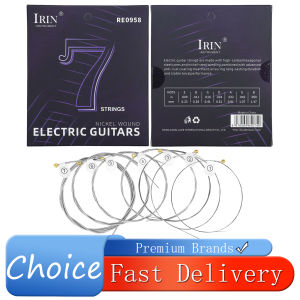 IRIN | 1/10 Set IRIN 7 String Electric Guitar Strings Hex High Carbon Steel Core Nickel Steel Wound Anti-Rust Coated Replacement Guitar