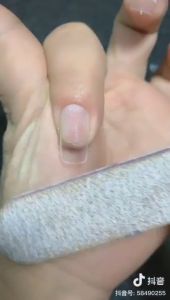 【FREE SHIPPING FREE 10G GLUE】 500Pcs/Box Long Ballerina Coffin Shape Full Cover False Nails White Transparent Fake Nails Wtih Glue