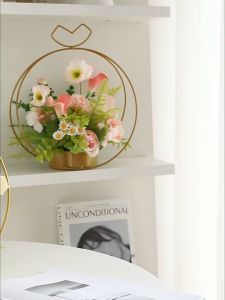 Dekorasi Bunga Simulasi Keranjang Genggam Calla Lily