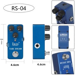 IRIN | IRIN Tube Dream Guitar Effect Pedal Metal True Bypass Distortion Tone RS-04 Phụ Kiện Guitar Điện
