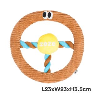 zeze | Durable Bark & Interactive Flying Disc Toy for Dogs
