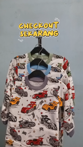 Setelan Piyama Baju Bayi Lengan Panjang Motif karakter KARTUN Anak Usia 3-15 Bulan LAZKIDS FASHION.