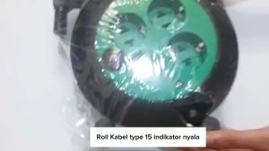 Roll Kabel Bahan Kuningan Lampu Type 10 / Kabel Roll / Kabel Gulung Panjang Kabel 6 Meter Full