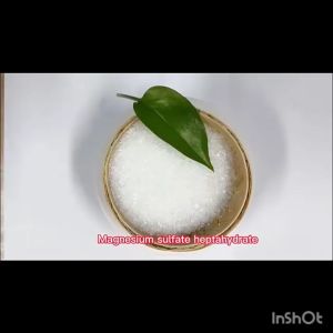 ปุ๋ย Magnesium Sulphate แมกนีเซียมซัลเฟต MgSO4 แบบผงเกล็ดสีขาว ดีเกลือฝรั่ง ดวงตะวันเพชร แบ่งบรรจุ ถุงละ 1 กิโลกรัม