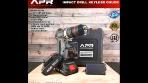 BOR CORDLESS APR JAPAN 42V KEYLESS CHUCK BESI IMPACT DRILL