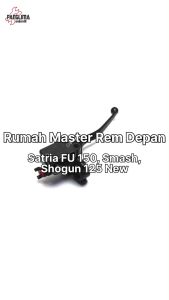 Rumah Master Rem Depan Assy Satria FU 150 Smash Lama Shogun 125 New Hitam Minyak Disk Atas Dengan Hendel Handle Handel Hendle Kanan