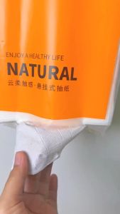 เช็ดหน้า เเบบแขวน 4ชั้น GB/T20808 ทิชชู่ส้มตัวดัง เหนียว ซับน้ำ สัมผัสนุ่มละมู กระดาษชำระ