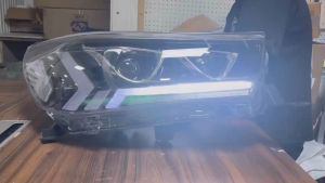 Toyota Hilux 2016 to 2020 VLAND Headlight / head light / Headlamp assembly w/ DRL Thailand ( car accessories )