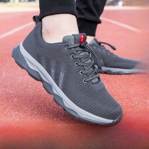 Casual Breathable Mesh Shoes for Men And Women Elderly Walking Shoes Spring Autumn Anti-Slip Soft Bottom Middle Age And Elderly