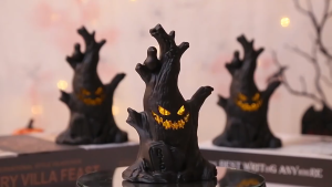 Đèn Trang Trí Halloween Cây Ma Quái Phát Sáng Decor Bàn Tiệc Nhà Cửa Quán Xáq Lễ Hội Hóa Trang