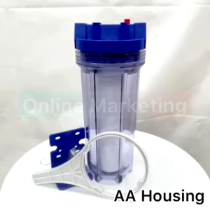 10’ 3/4 HOUSING TRANSPARENT PP SEDIMENT WATER FILTER ” max 8 bar ITALY Technology