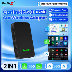 CarlinKit | CarlinKit 5.0 C2Air Wireless Adapter Wireless CarPlay Android Auto Box For OEM Cars Plug and Play WiFi Bluetooth Auto Connection