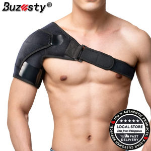 Buzesty Adjustable Left/Right Compression Shoulder Support Bandage Protector Brace Joint Pain Injury Shoulder Strap Guard