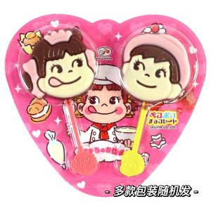 Nikko Milk Chocolate Lollipop Cartoon Birthday Candy Six One Children Gift Snacks Japanese Made Real Chocolate Bar Stick