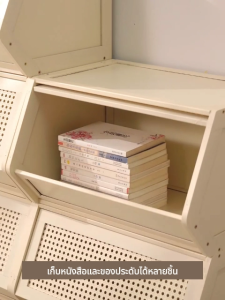 LT (จัดส่งจากประเทศไทย) ตู้เก็บของ ประกอบตามสั่ง กันฝุ่นและกันน้ำ ทำจากไม้ไผ่คุณภาพสูง ตู้เก็บของห้องนั่งเล่น ราคาโรงงาน