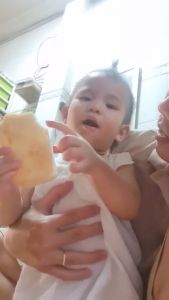 Bánh phồng nếp Sơn Đốc (Bến Tre) 10 cái chưa nướng.