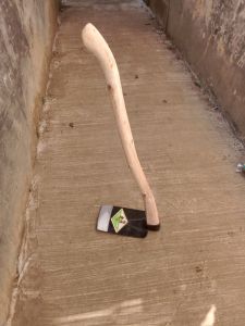 cangkul mini baja 21x12cm dan gagang