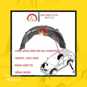 CHẮN BÙN LÒNG DÈ SAU SORENTO ĐỜI 2015-2020 LÒNG DÈ CUA LỐP SAU