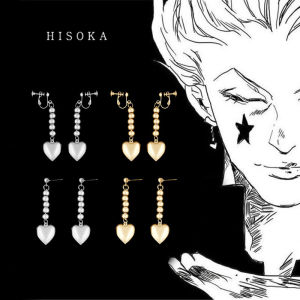 Anime Cosplay Heart Shaped Ear Cuff No Piercing Required Fullmetal Alchemist Phantomhive Sorcerer without Hole Ear Ring Fashion Jewelry