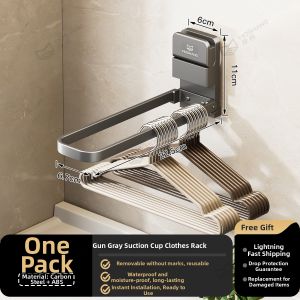 MOSHANG | Wall Mount No-Drilling Foldable Suction Shelf