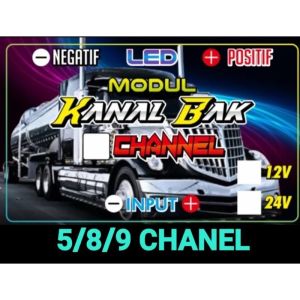 MODUL KANAL BAK KOLONG TRUK 12VOLT - 24VOLT MODUL LAMPU LED MANUAL OTOMATIS MOTOR MOBIL BIS TRUK