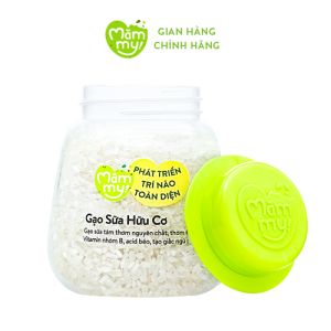 [Quà tặng không bán] Combo 9 hũ gạo sữa hữu cơ Mămmy chuyên dùng nấu cháo ăn dặm cho bé từ 6 tháng 140gr/ hũ