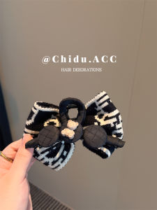 Bow Headdress Barrettes Female Back Head Hairpin Fall and Winter Classic Style Grip Large Clip Fancy Shark Clip