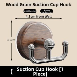FAJIENUO | Wood Grain No-Drill Heavy Duty Door & Entry Way Hooks
