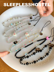 Sleepless Hostel Original Convenient Portable Colorful Mobile Phone Chain Handmade Murano Glass Pendants Universal Smartphone Strap