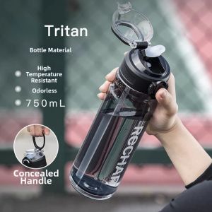 baomafanxi | Bình Nước Thể Thao Chống Vỡ Chịu Nhiệt Tritan Dung Lượng Lớn