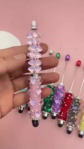 Bút Bi Thiết Kế Hạt Cườm Sáng Tạo Tích Hợp Màn Hình Cảm Ứng Đa Chức Năng Dụng Cụ Học Tập Văn Phòng Món Quà Hoàn Hảo