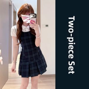 Homecore | French Charming Plaid School Style New Summer Dress