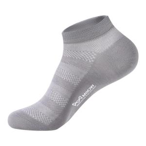 Miiow | 7A Antibacterial Mens Summer Bamboo Fiber Short Socks Anti-Odor Sweat Absorbent Mesh Catman Breathable Comfortable Thin Tube Socks