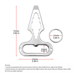 Stainless Steel Multi-Function EDC Tool Keychain Bottle Opener Screwdriver Wrench Portable Outdoor Survival Pocket Tools 1 PCS