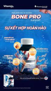 Viên Uống Canxi Hữu Cơ Cho Bé Từ 4 Tuổi Bone Pro Support Canxi Tăng Chiều Cao Giảm Còi Xương Ở Trẻ Nhập Khẩu Mỹ 60 Viên