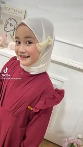 Gamis Anak Perempuan Remaja Crincle Airflow Usia 3 - 15 Thn Baju Gamis Couple Ibu dan Anak Terbaru 2023