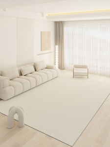 JINGZHIQIN | White Cream Style Home Carpet Light Luxury