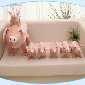 Simulation pig plush toy Internet celebrity old sow doll pet toy creative gift pillow doll doll